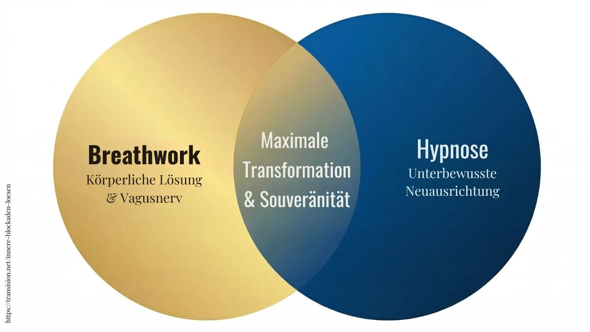 Synergie-Matrix aus Breathwork und Hypnose: Die Kombination von Bottom-Up und Top-Down Ansätzen zur Blockadenlösung.